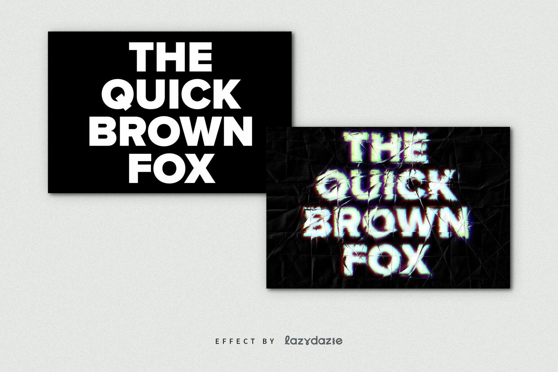 Paper Texture Text Effect Mockup 8