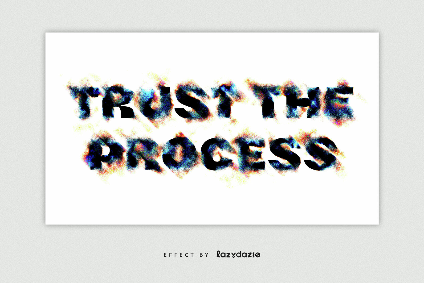 Dissolving Text Effect Mockup 2