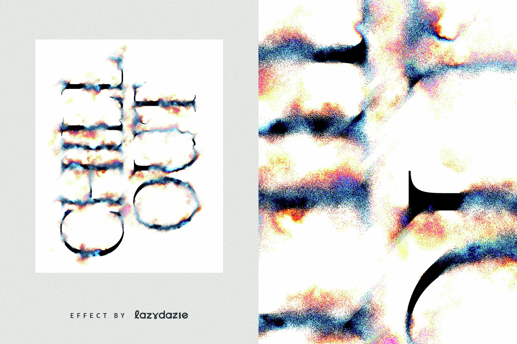 Dissolving Text Effect Mockup 6