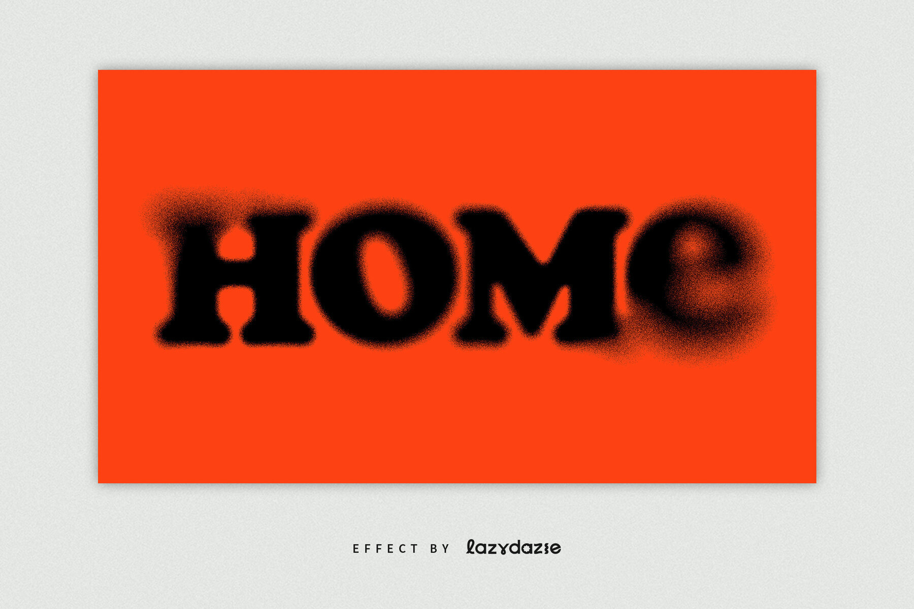 Dissolving Text Effect Mockup 2