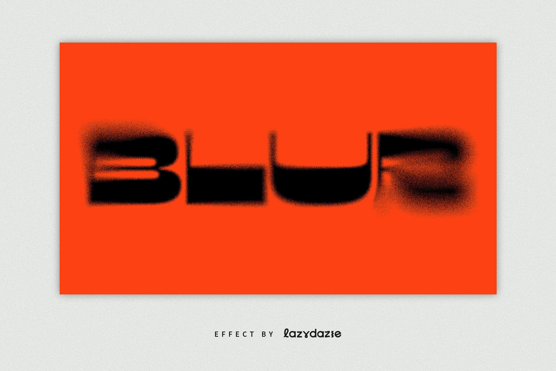 Dissolving Text Effect Mockup 4