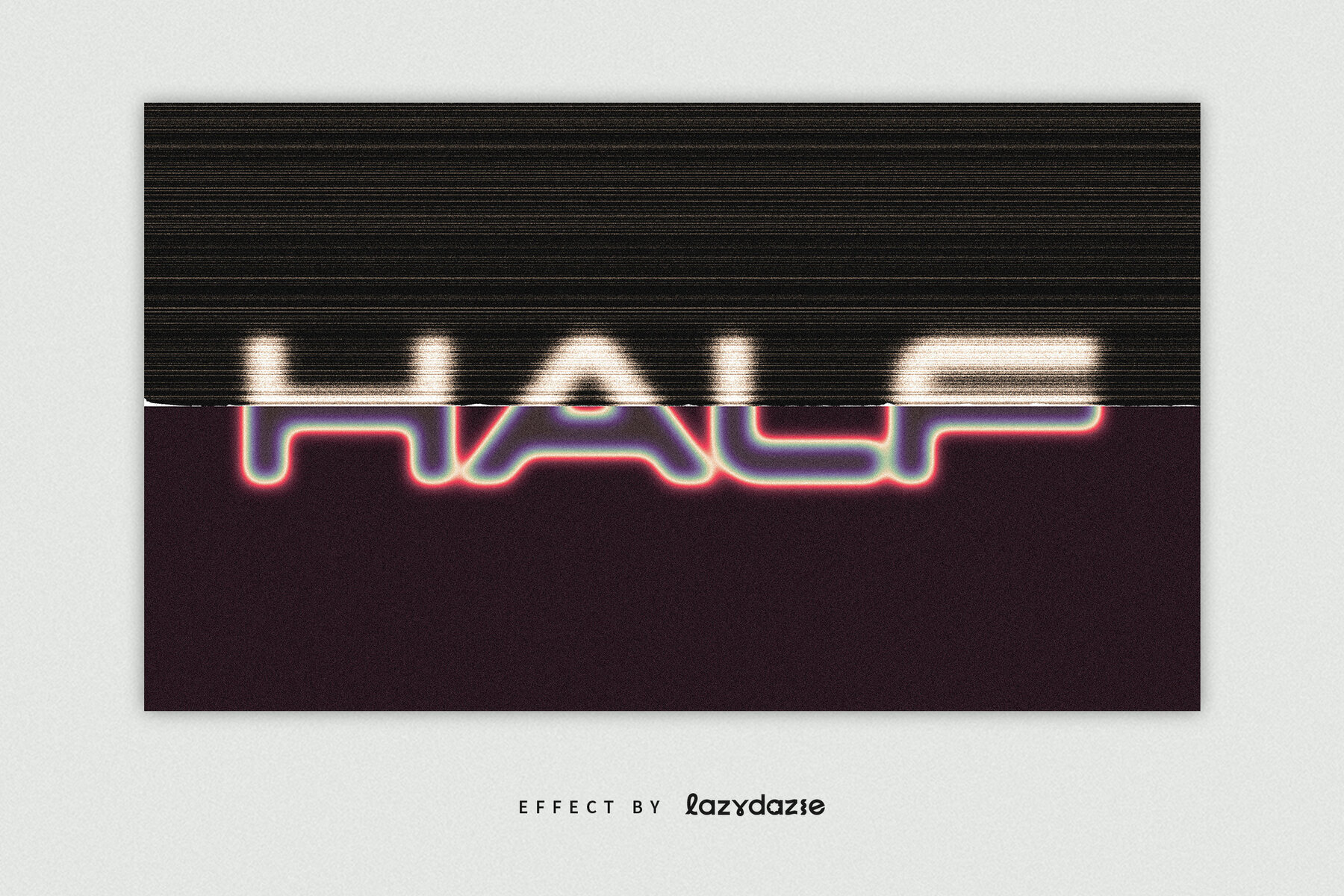 Split Text Effect Mockup 2