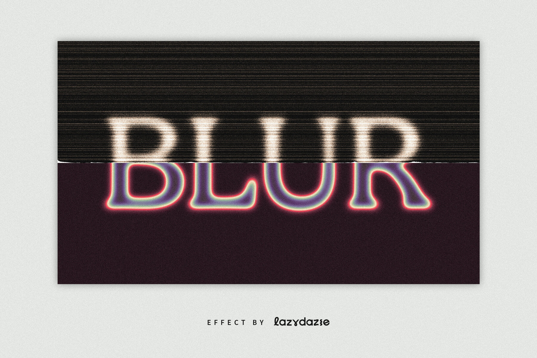 Split Text Effect Mockup 4