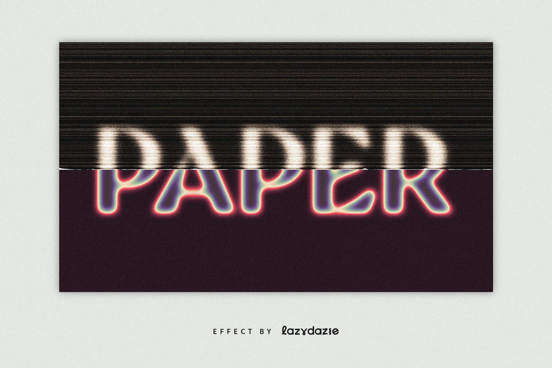 Split Text Effect Mockup 5