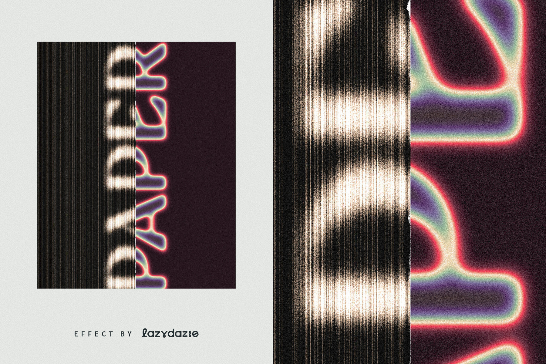 Split Text Effect Mockup 6