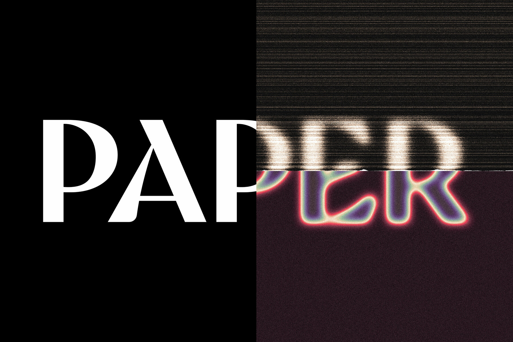 Split Text Effect Mockup 7