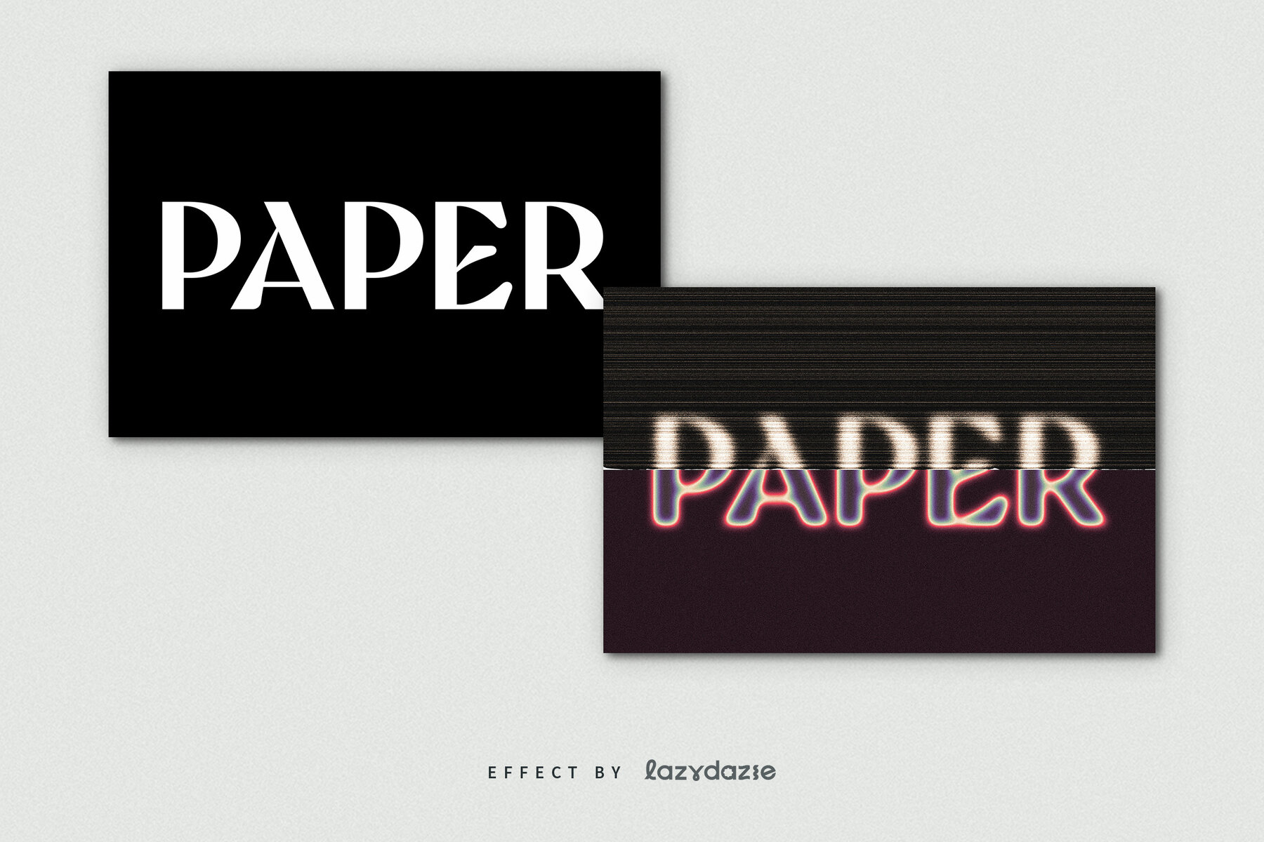 Split Text Effect Mockup 8