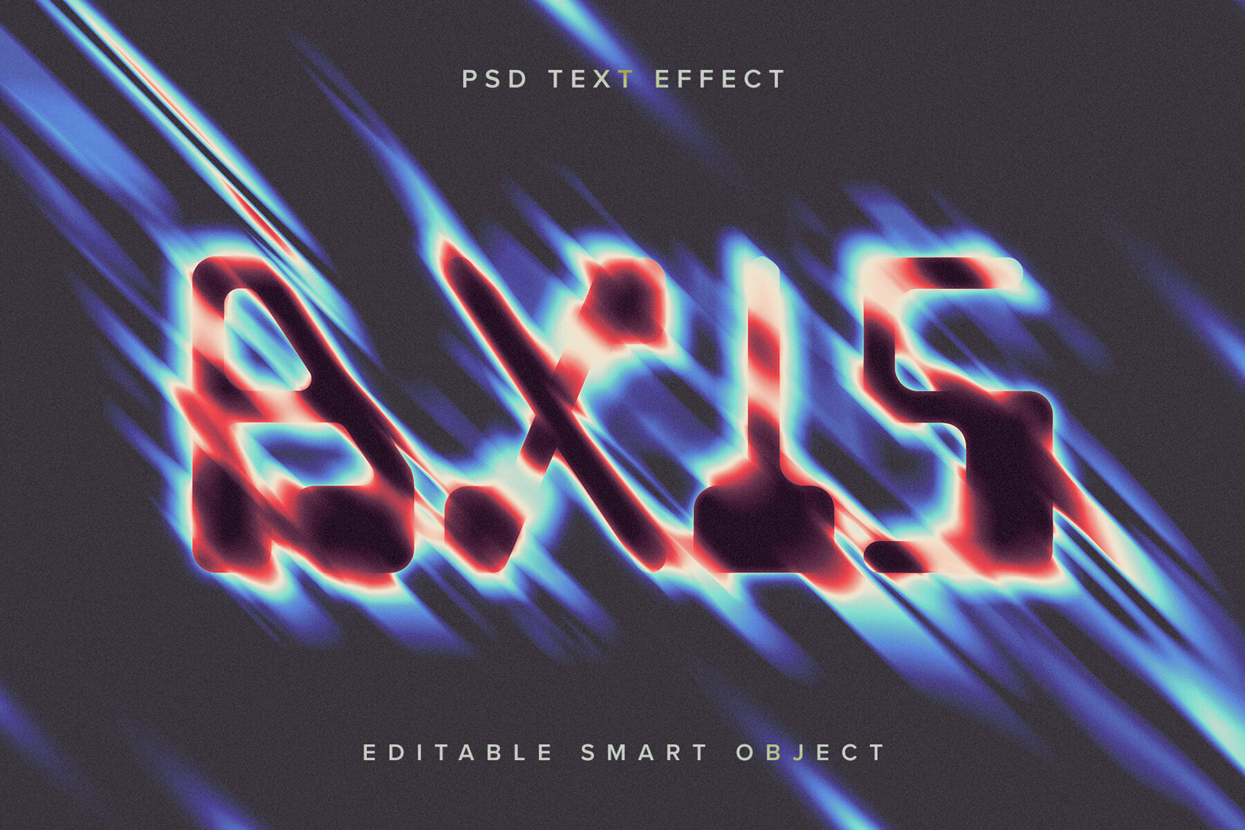 Dissolving Text Effect Mockup 1