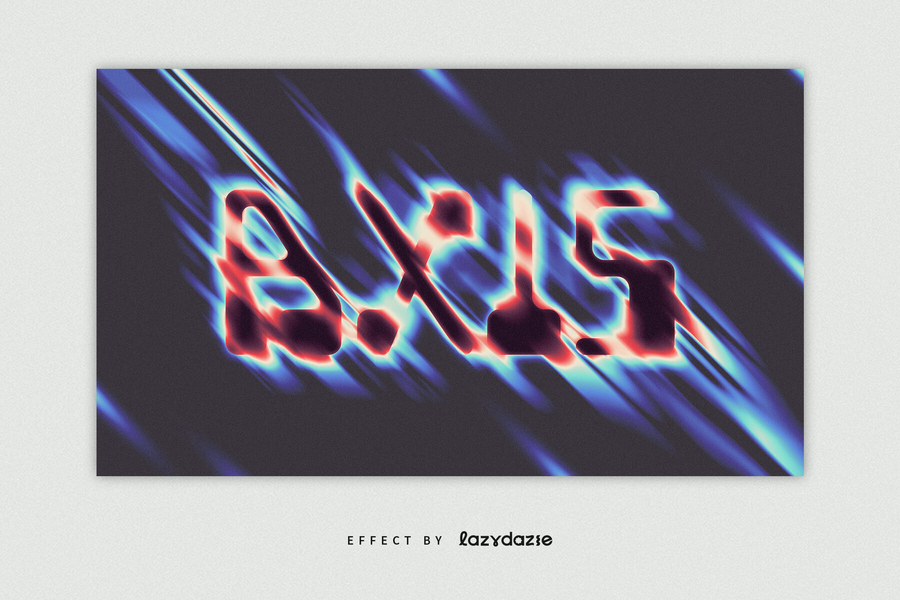 Dissolving Text Effect Mockup 2