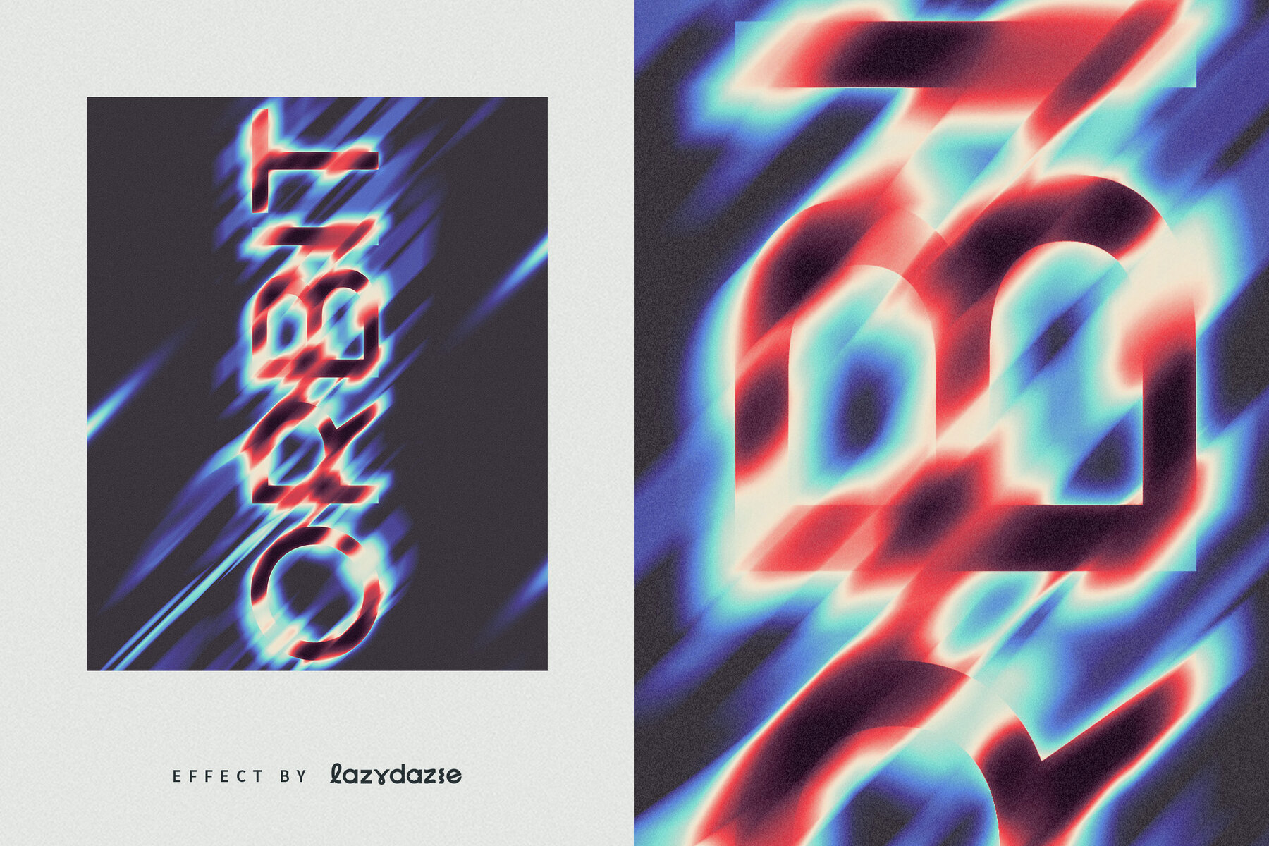 Dissolving Text Effect Mockup 6