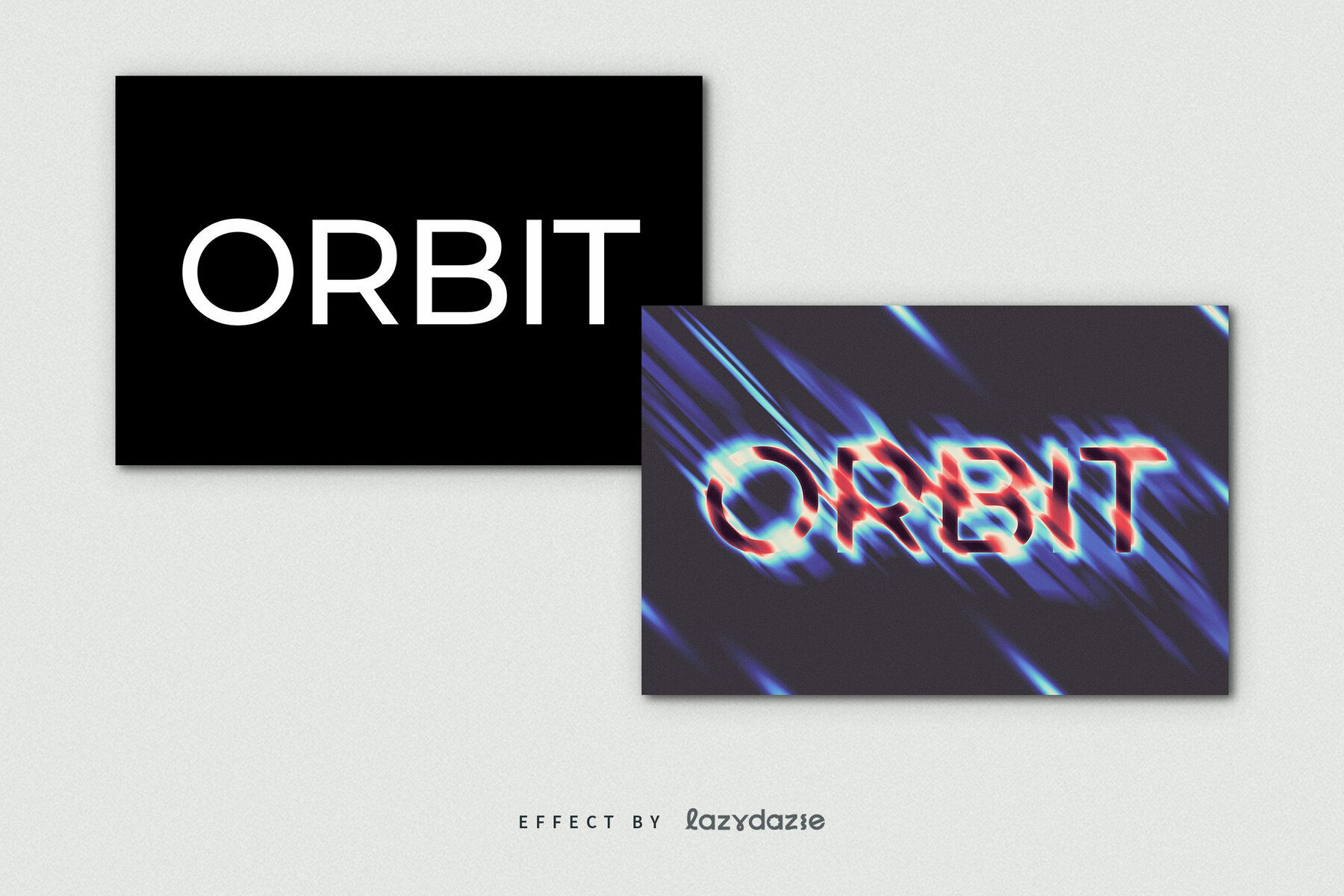 Dissolving Text Effect Mockup 8