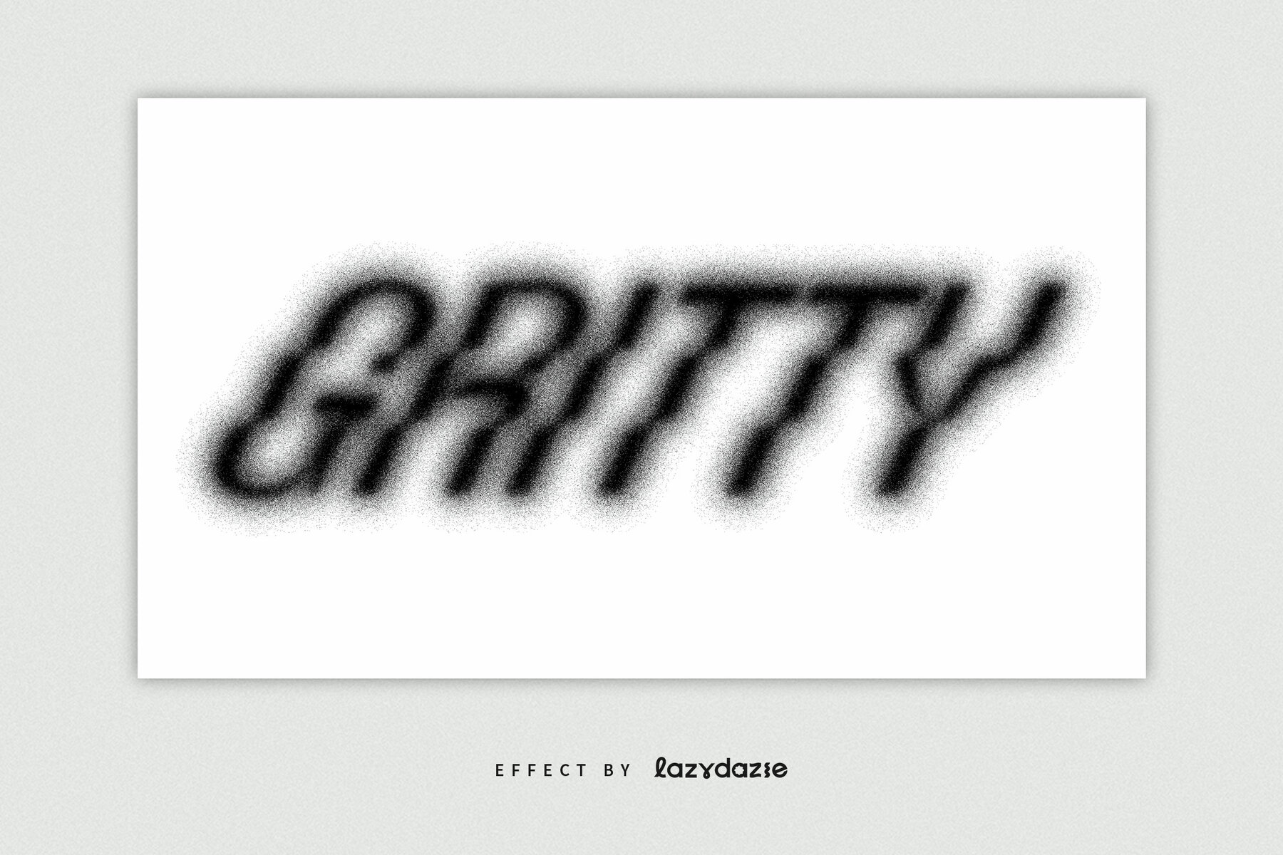 Dissolving Grain Text Effect Mockup 4