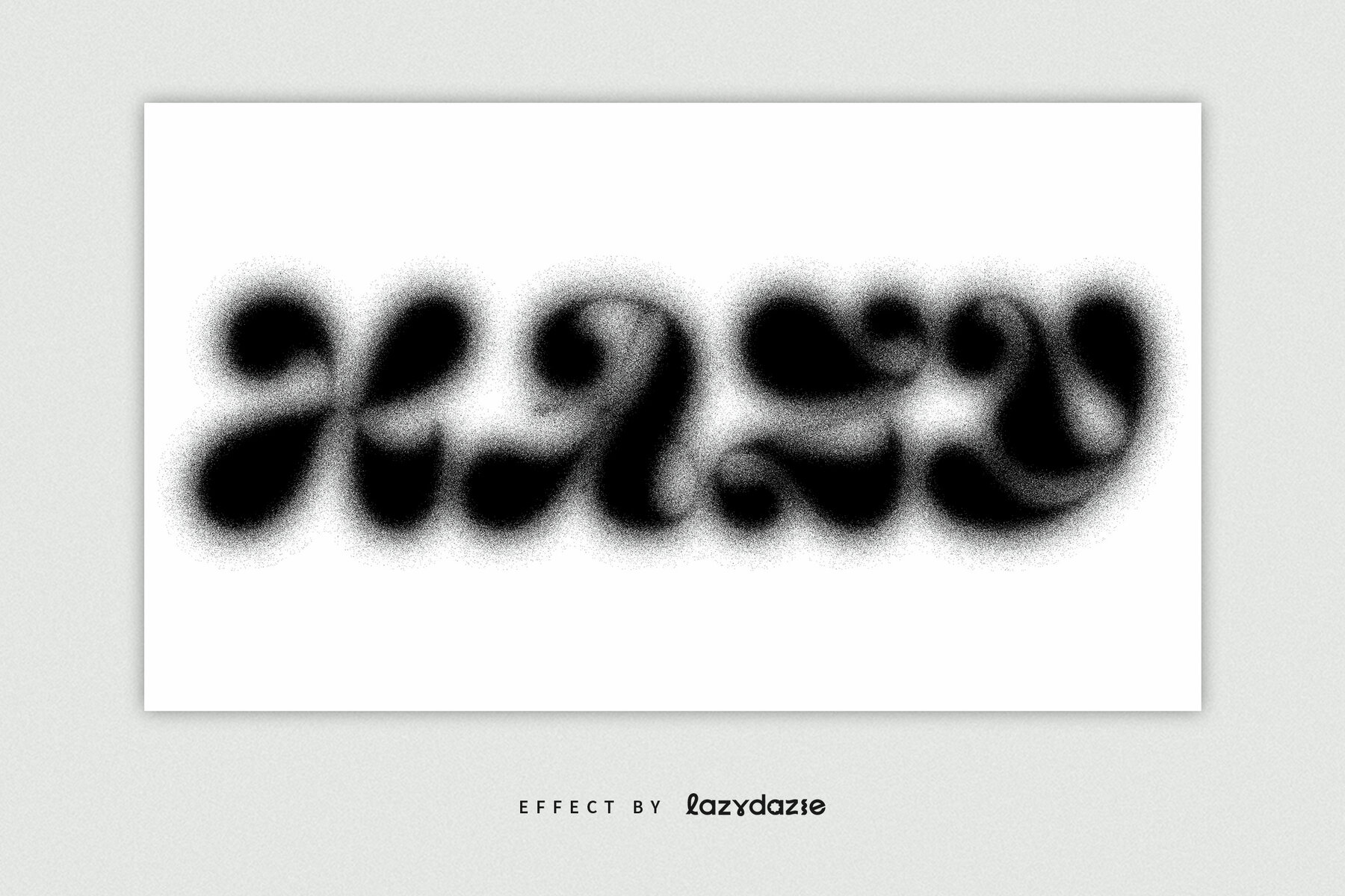 Dissolving Grain Text Effect Mockup 5