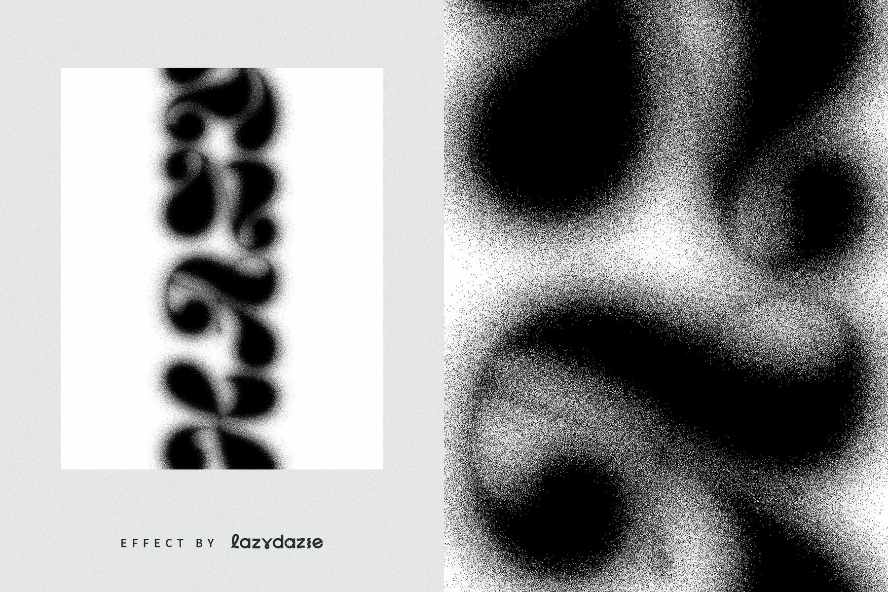 Dissolving Grain Text Effect Mockup 6