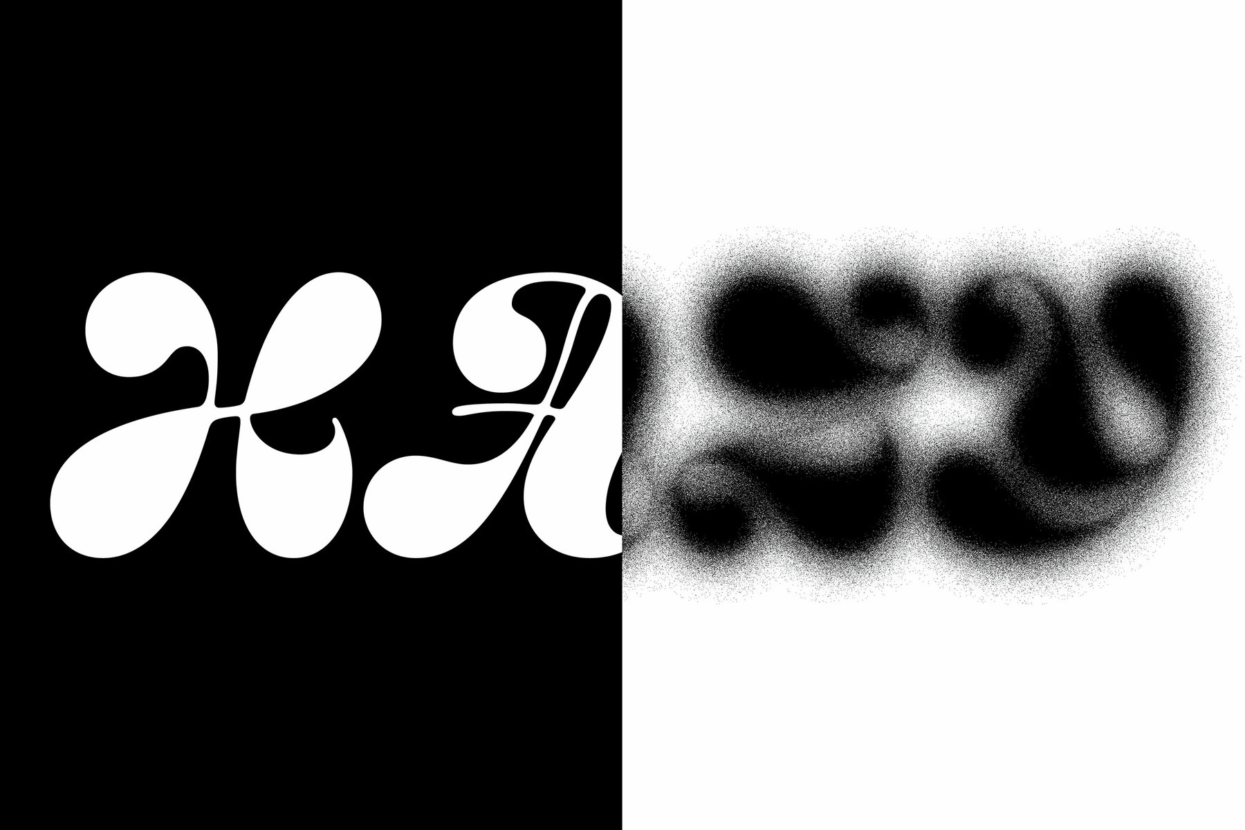 Dissolving Grain Text Effect Mockup 7