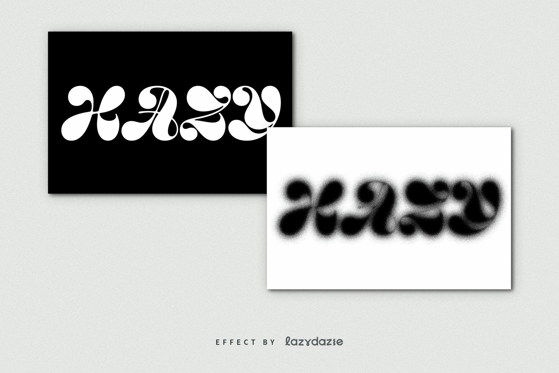 Dissolving Grain Text Effect Mockup 8