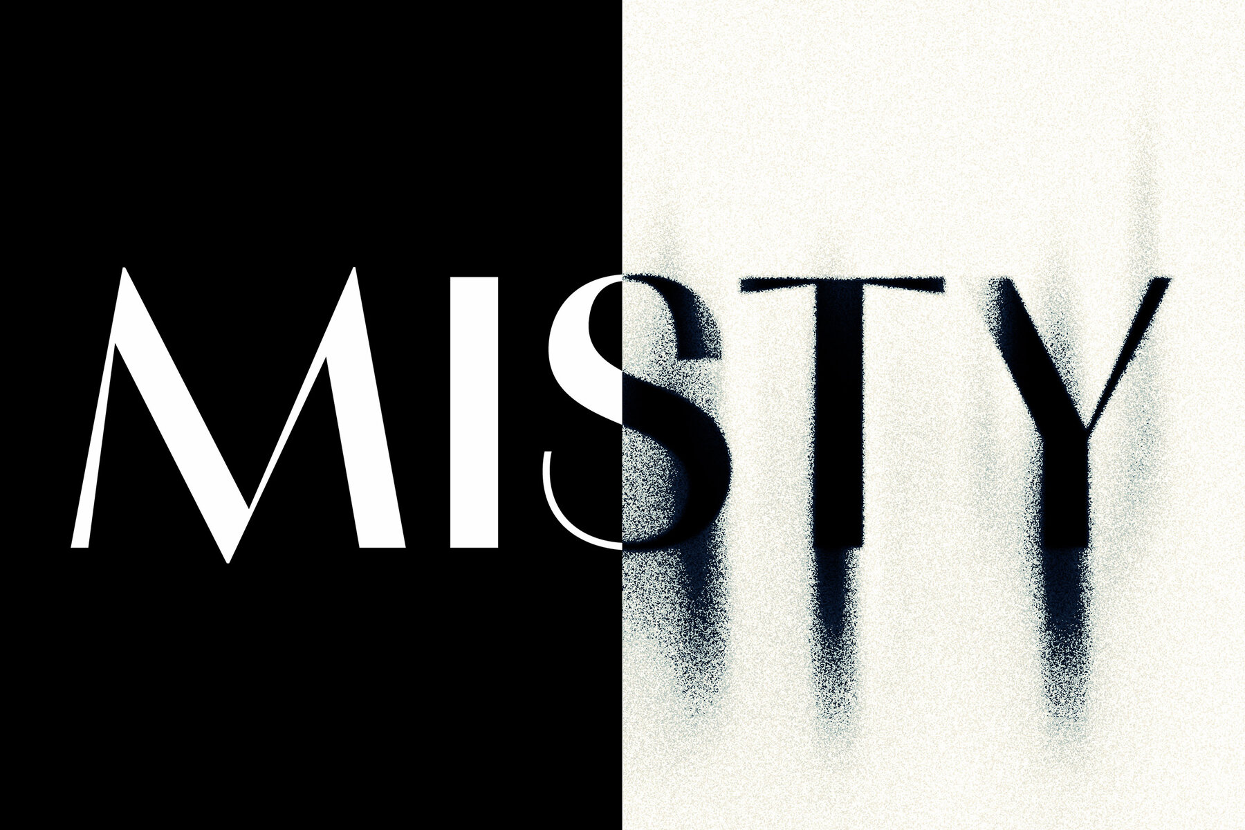 Dissolving Grain Text Effect Mockup 7