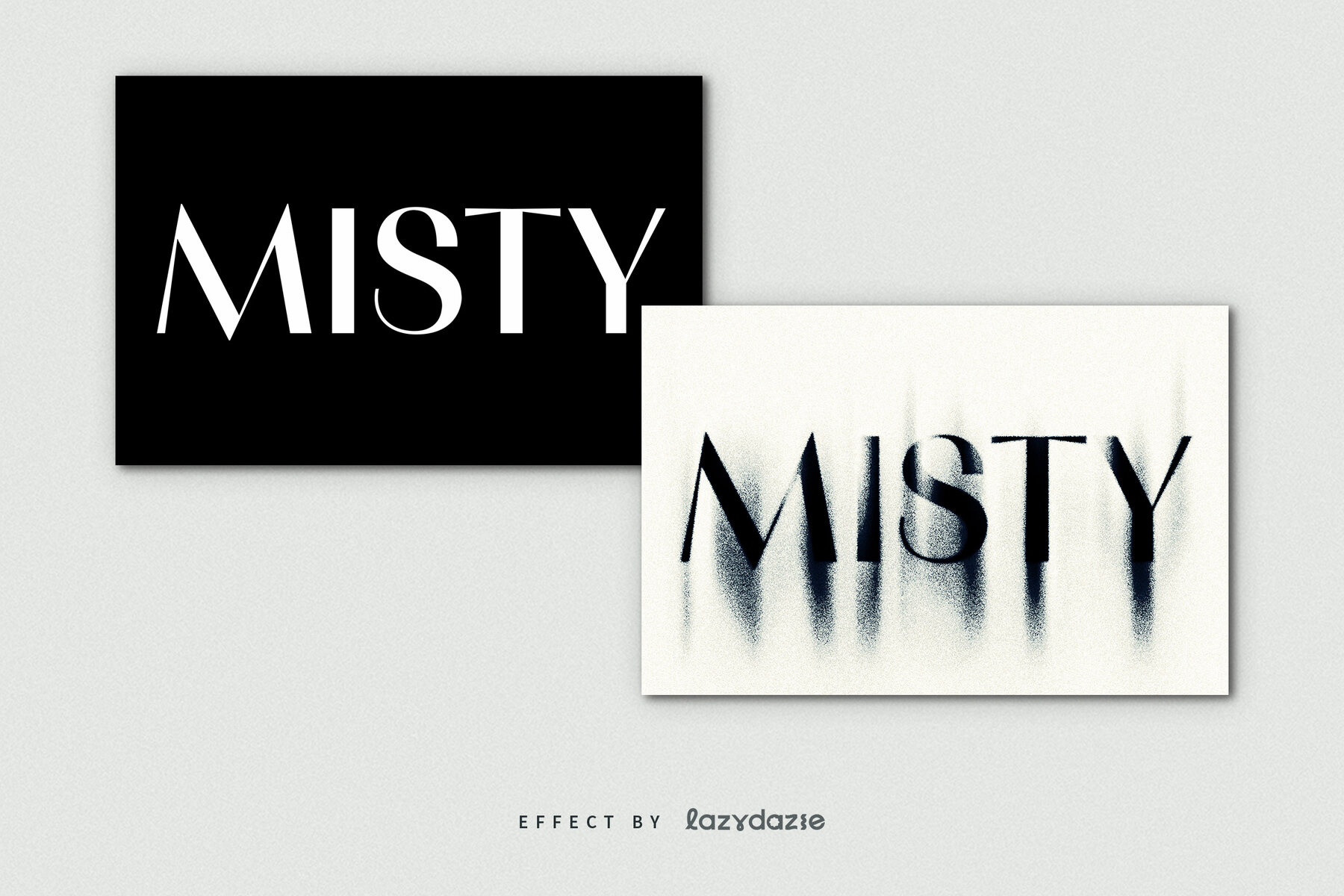 Dissolving Grain Text Effect Mockup 8