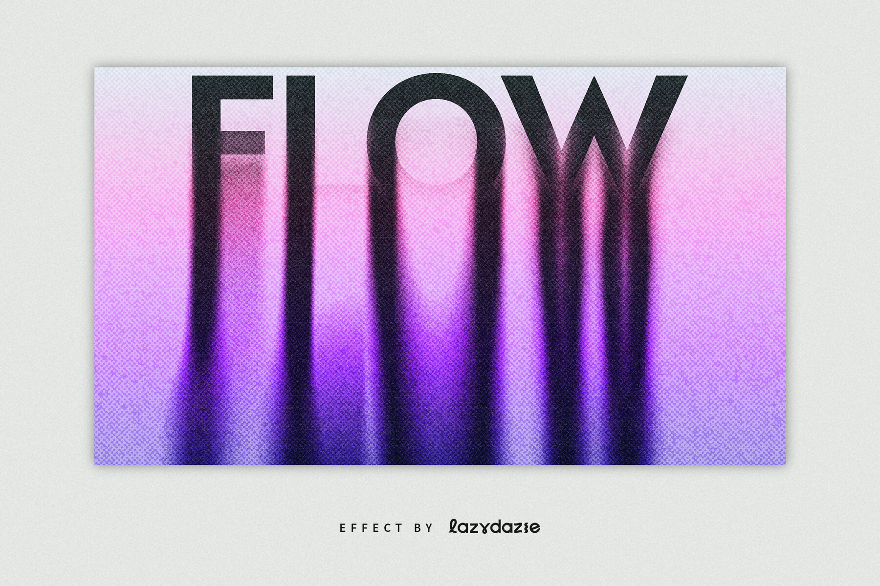 Melting Halftone Text Effect Mockup 3