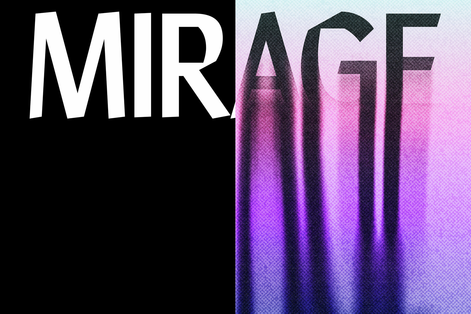 Melting Halftone Text Effect Mockup 7