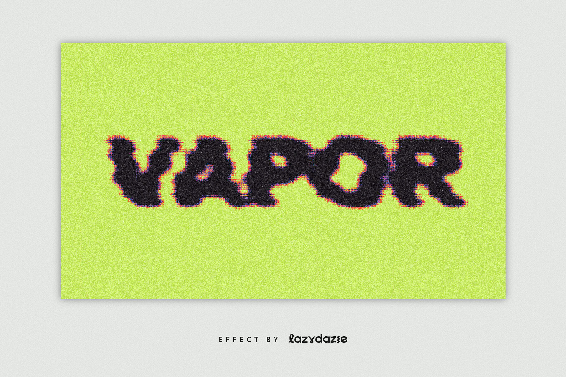 Grunge Crosshatch Text Effect Mockup 4