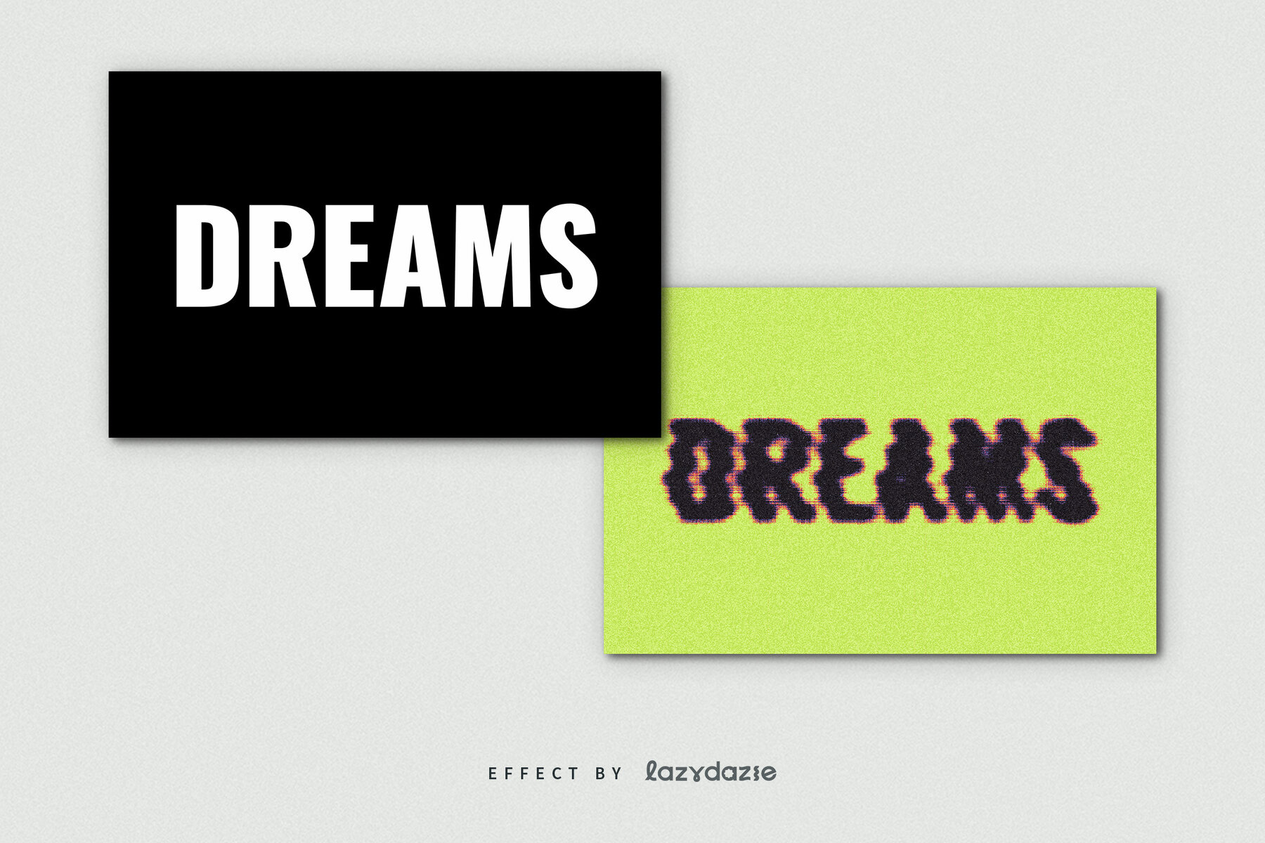 Grunge Crosshatch Text Effect Mockup 8