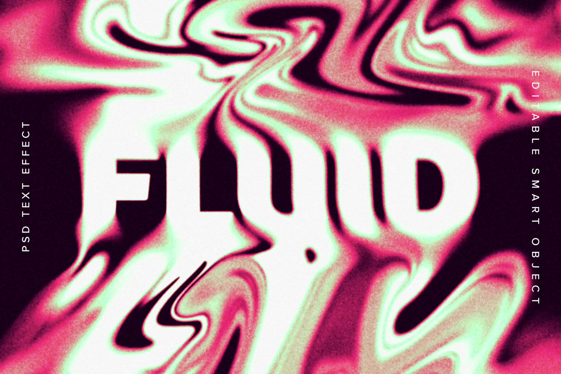 Melting Liquid Text Effect Mockup 1