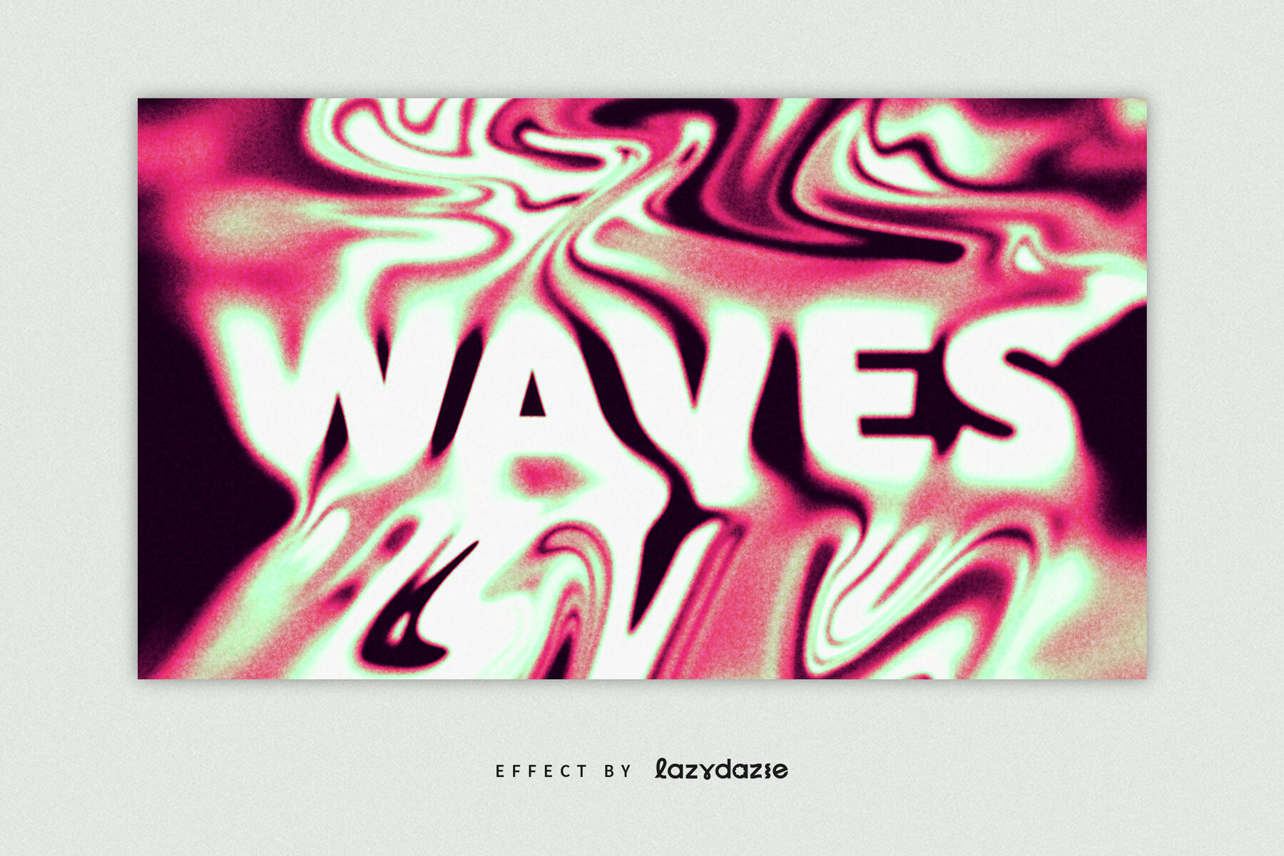 Melting Liquid Text Effect Mockup 5