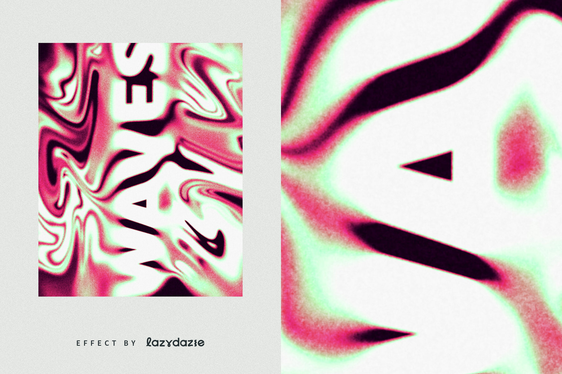 Melting Liquid Text Effect Mockup 6