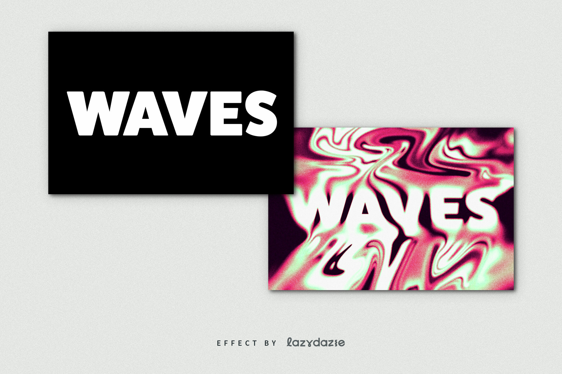 Melting Liquid Text Effect Mockup 8