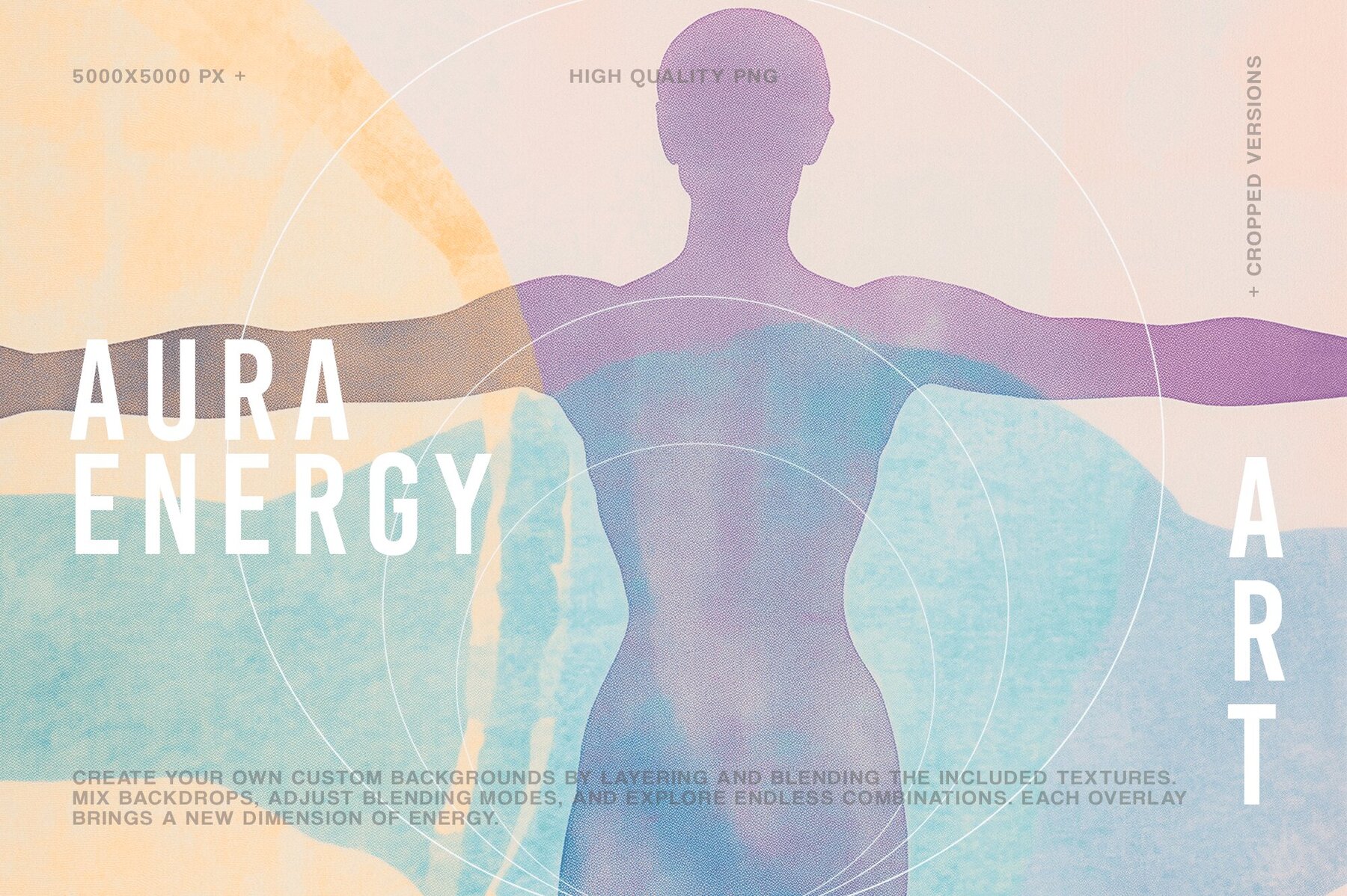 AURA   Celestial Light Language Backgrounds for Spiritual Design 4