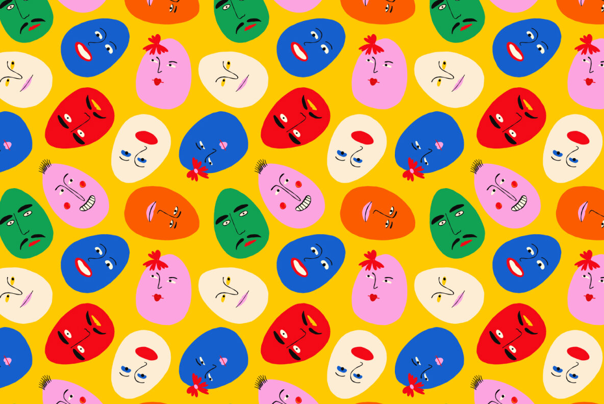 Cartoon Easter Patterns Pack 10