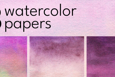 Magenta Watercolor Paper