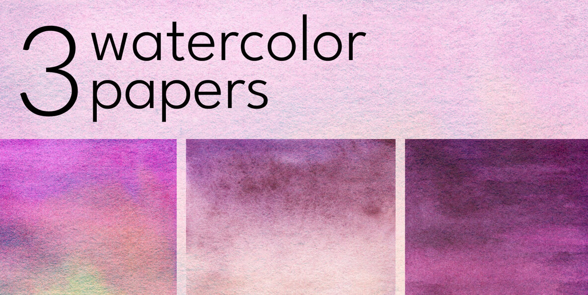 Magenta Watercolor Paper 1