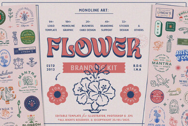 Flower Branding Kit