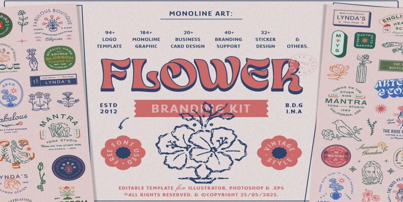 Flower Branding Kit