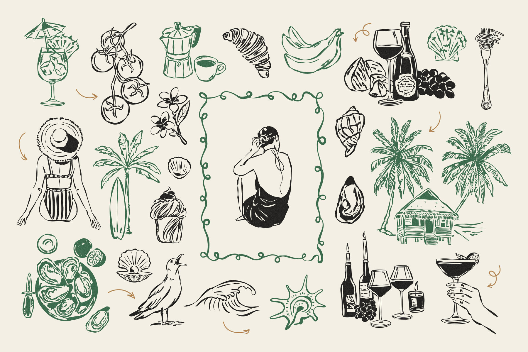 Coastal Lifestyle Illustrations 7