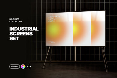 Industrial Screen Mockups
