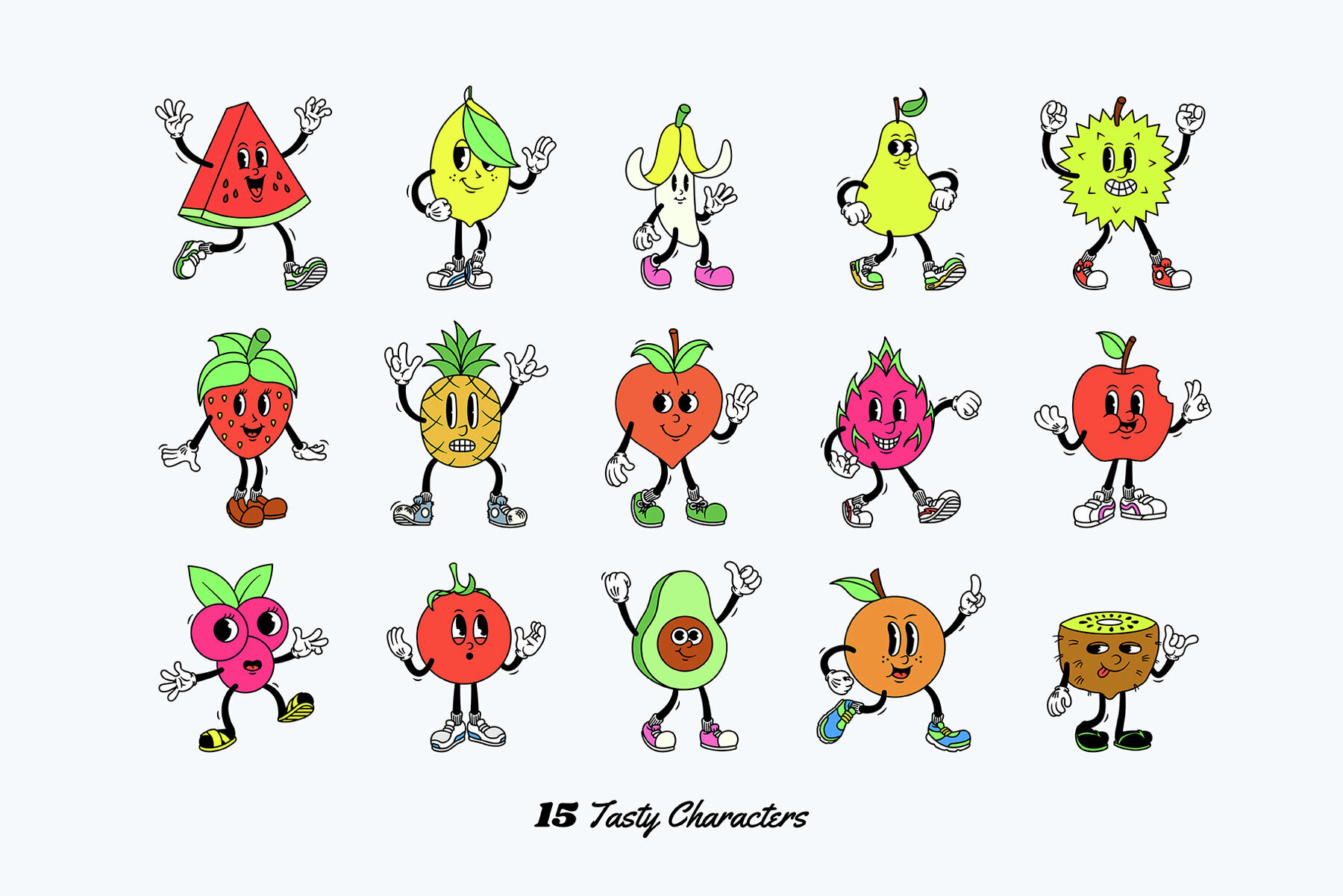 Tutti Frutti Cartoon Characters 2