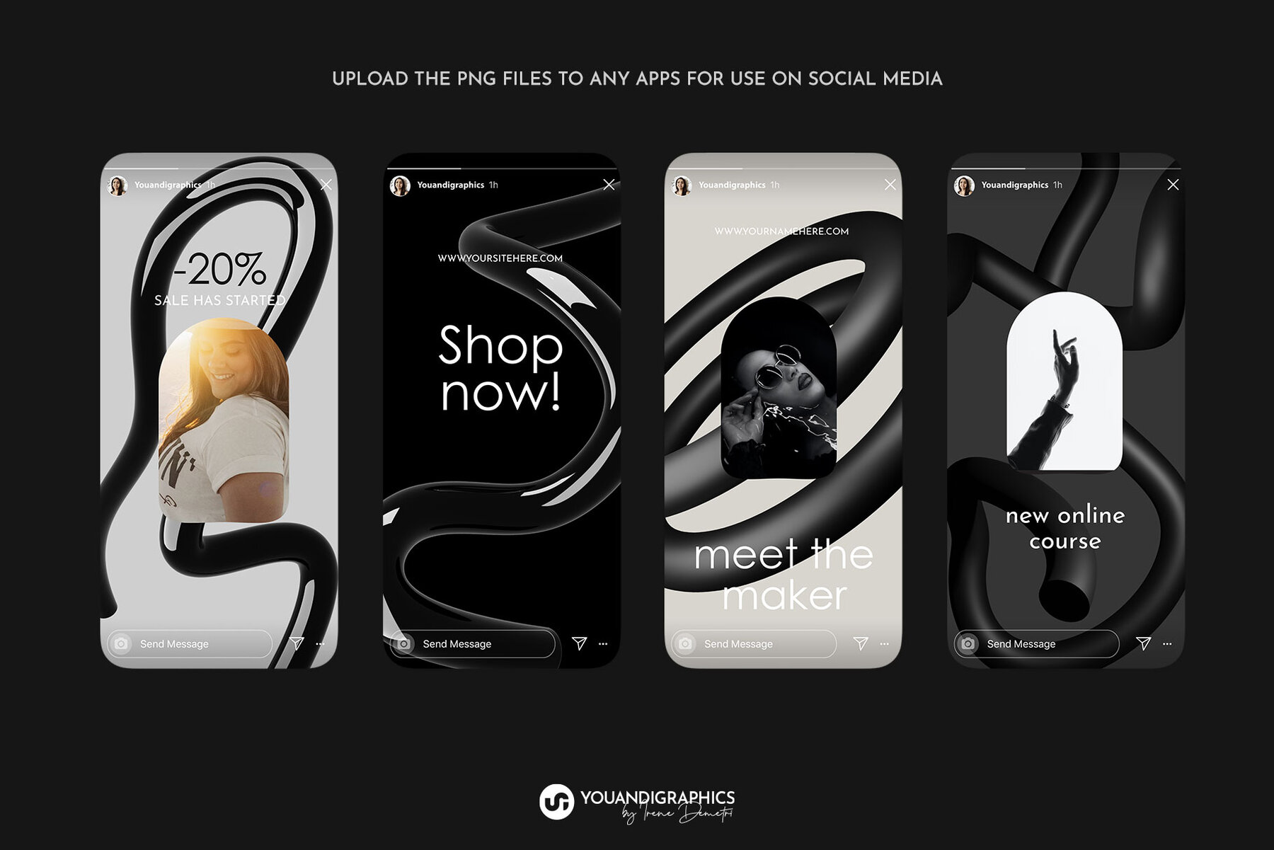 Neo Forms Abstract 3D Elements 5