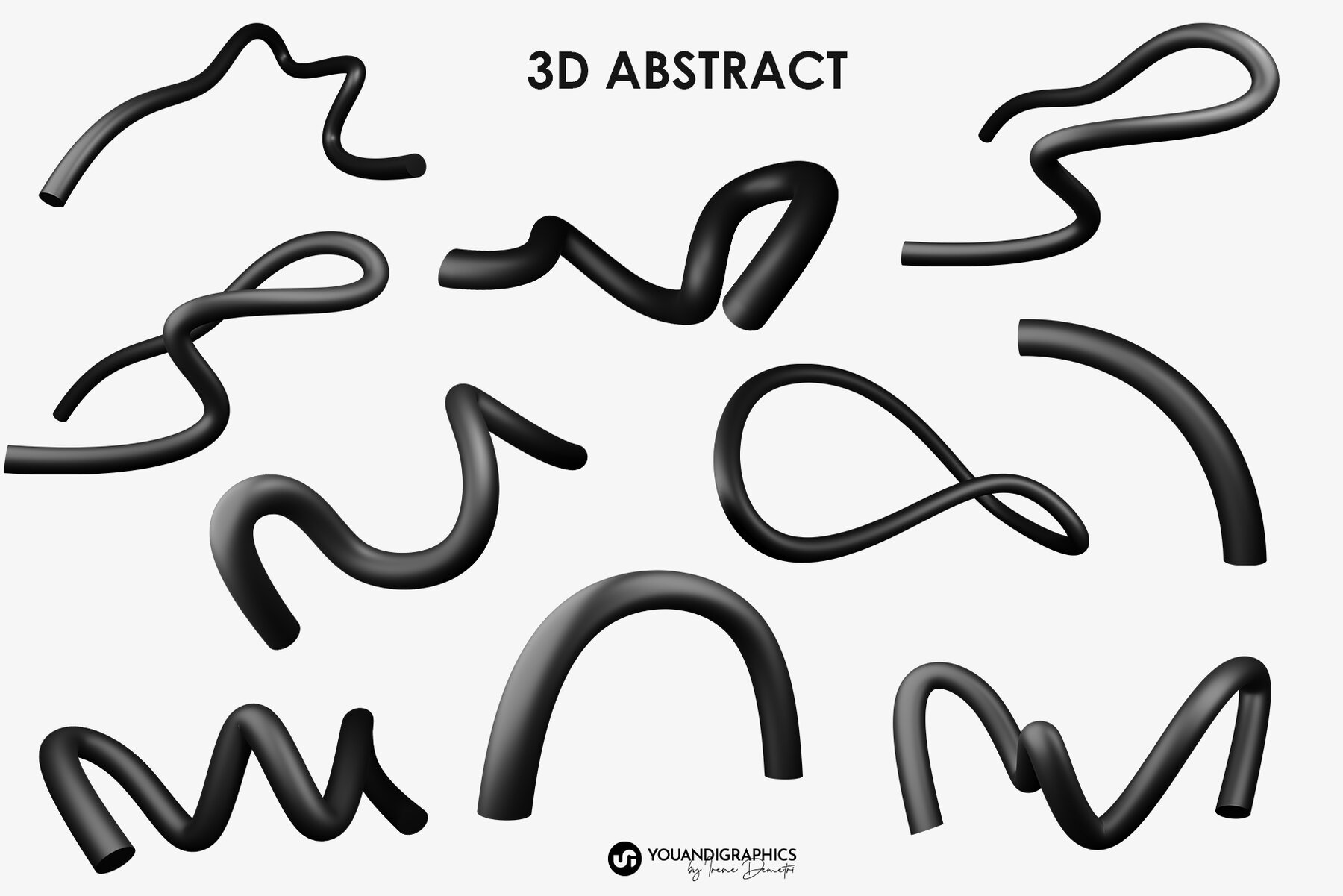 Neo Forms Abstract 3D Elements 14