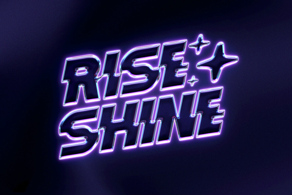 Shining Chrome Text and Logo Effect 3