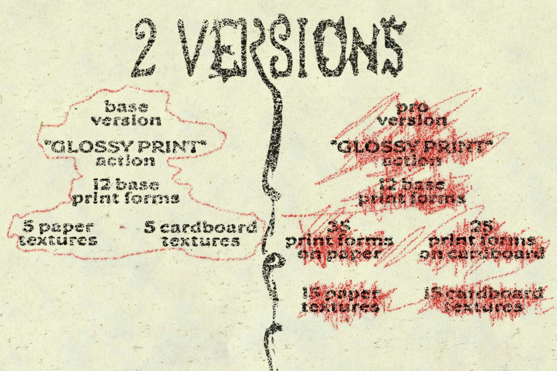 Glossy Print Grunge Action Base Version 3