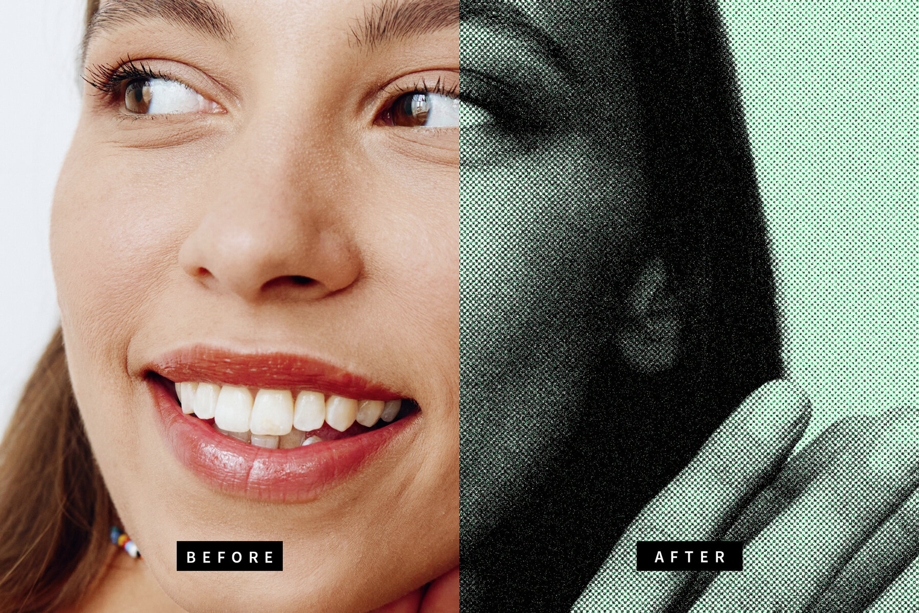 Poster Print Texture Image Effect Mockup 6