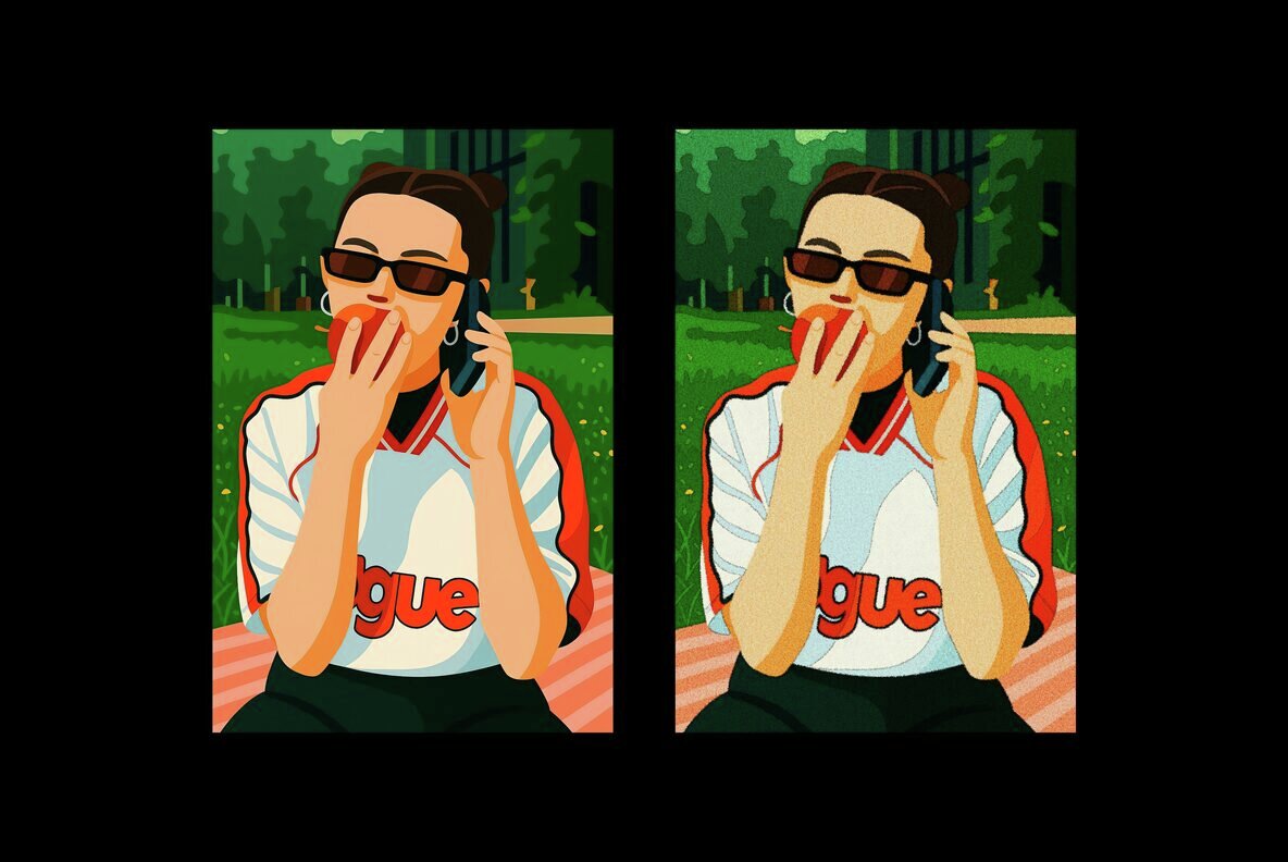 Grainy Printer Design Effect 4