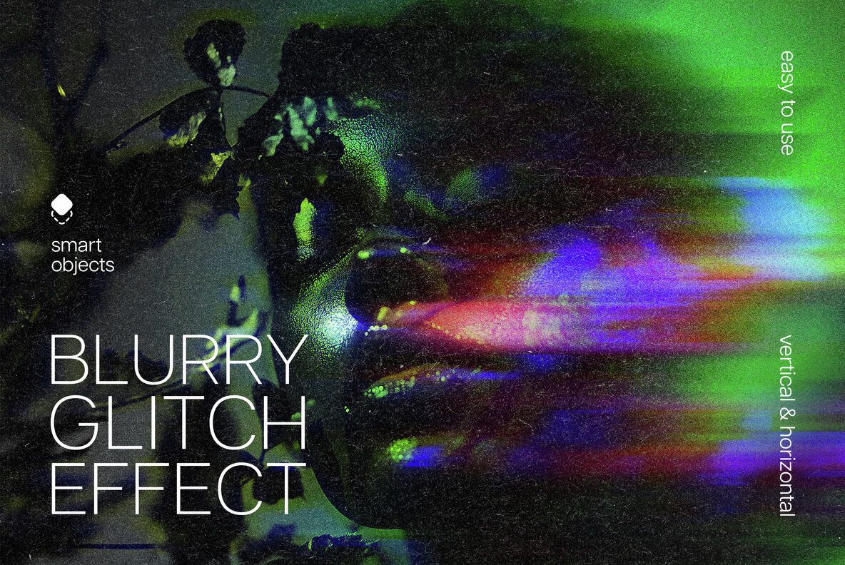 Blurry Glitch Photo Effect 1