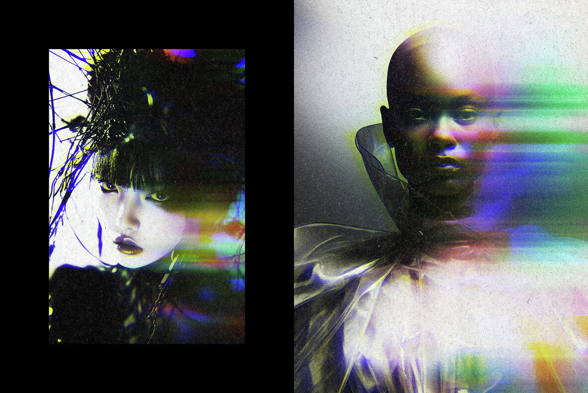 Blurry Glitch Photo Effect 2