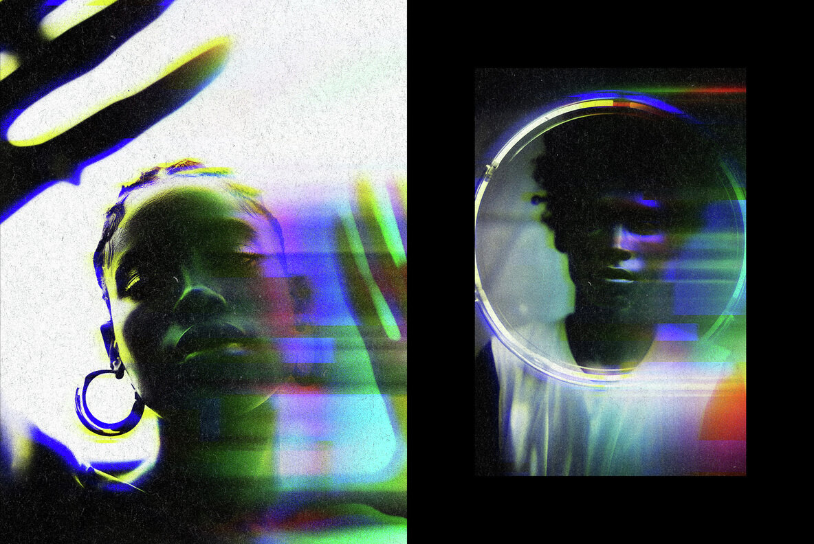 Blurry Glitch Photo Effect 4