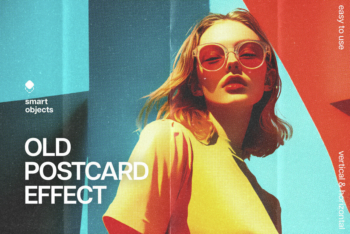 Old Postcard Photo Effect 1