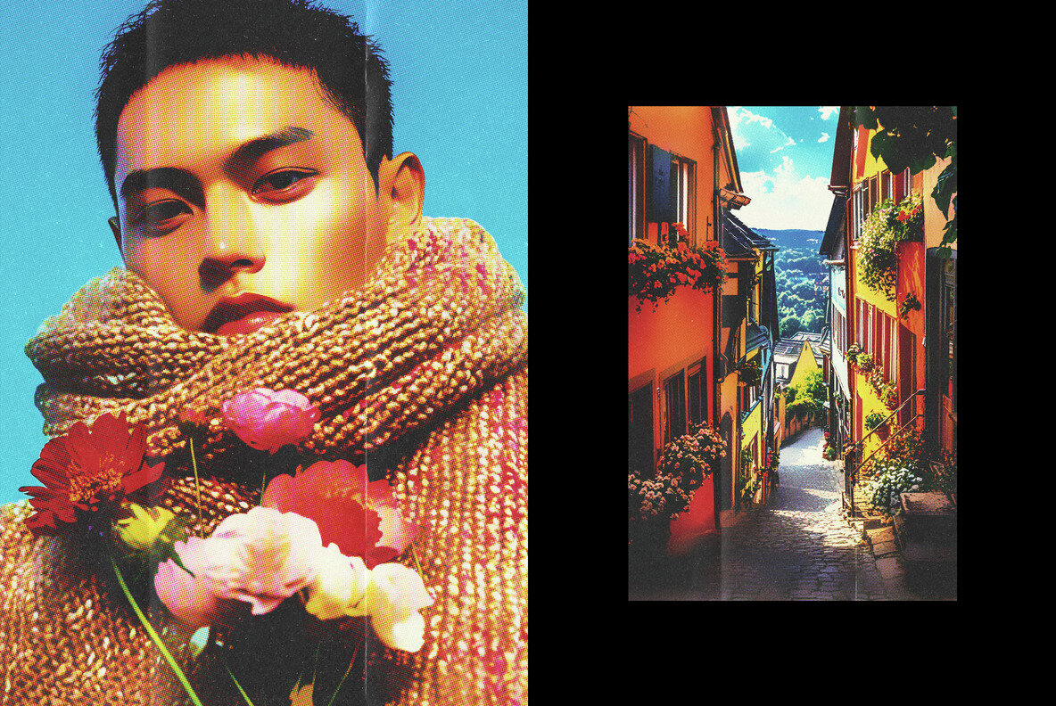 Old Postcard Photo Effect 6